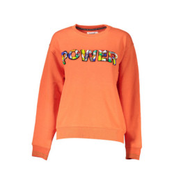 SWEAT-SHIRT FEMME SANS ZIP DESIGUAL ORANGE