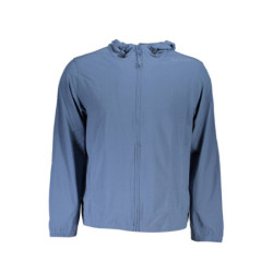 SWEAT-SHIRT HOMME ZIPPÉ BLEU CALVIN KLEIN