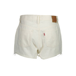 LEVI'S JEANS SHORT FEMME BLANC