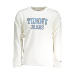 SWEAT-SHIRT BLANC SANS ZIP TOMMY HILFIGER HOMME