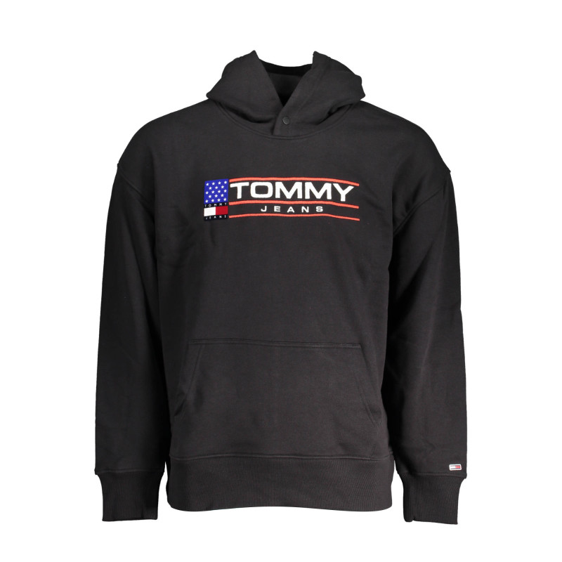 TOMMY HILFIGER SWEAT SANS ZIP NOIR HOMME