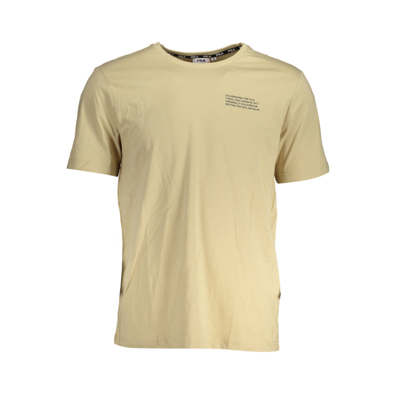FILA T-SHIRT MANCHES COURTES HOMME BEIGE