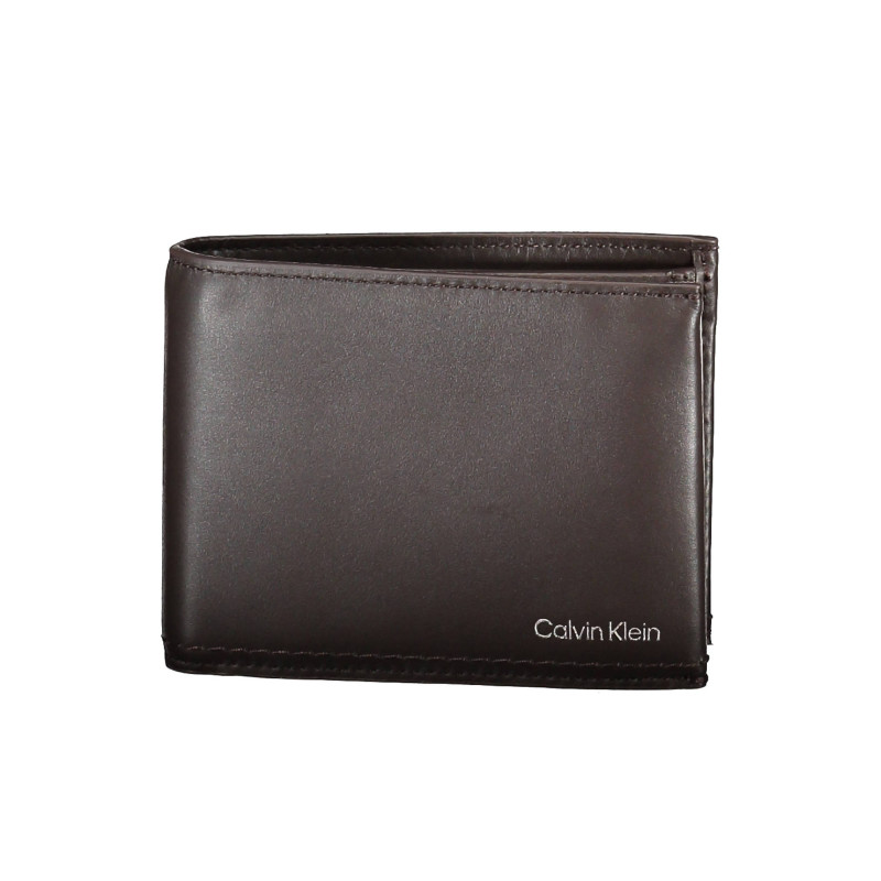 PORTEFEUILLE MARRON CALVIN KLEIN HOMME