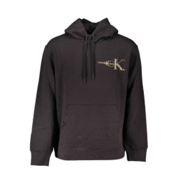 CALVIN KLEIN SWEAT SANS ZIP NOIR HOMME