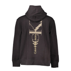 CALVIN KLEIN SWEAT SANS ZIP NOIR HOMME