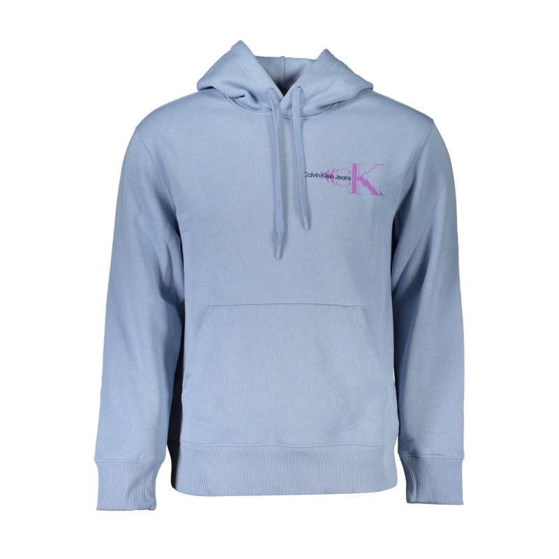 CALVIN KLEIN SWEAT SANS ZIP HOMME BLEU