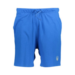 GIAN MARCO VENTURI MEN'S SHORT PANTS BLUE