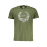 GIAN MARCO VENTURI MEN'S SHORT SLEEVED T-SHIRT GREEN