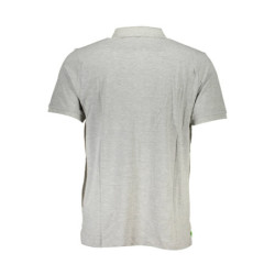 GIAN MARCO VENTURI POLO MANCHES COURTES HOMME GRIS