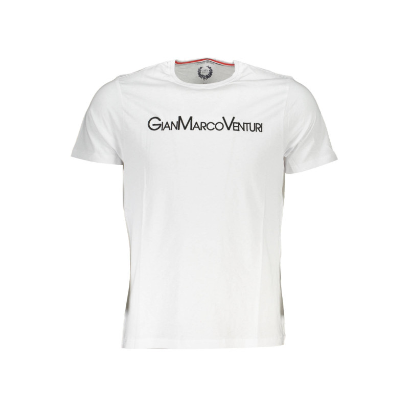 GIAN MARCO VENTURI MEN'S SHORT SLEEVE T-SHIRT WHITE