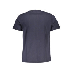 GIAN MARCO VENTURI MEN'S SHORT SLEEVED T-SHIRT BLUE