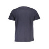 GIAN MARCO VENTURI MEN'S SHORT SLEEVED T-SHIRT BLUE