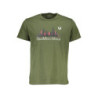 GIAN MARCO VENTURI MEN'S SHORT SLEEVED T-SHIRT GREEN