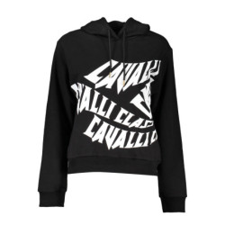 CAVALLI CLASS SWEAT-SHIRT NOIR SANS ZIP