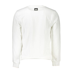 CAVALLI CLASS SWEATSHIRT WITHOUT ZIP MAN WHITE
