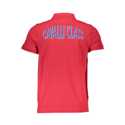 CAVALLI CLASS POLO MANCHES COURTES HOMME ROUGE