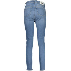 CALVIN KLEIN JEANS EN DENIM POUR FEMME BLEU CLAIR