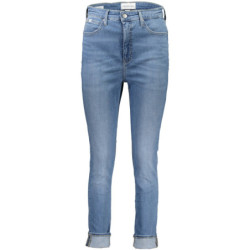 CALVIN KLEIN JEANS EN DENIM POUR FEMME BLEU CLAIR