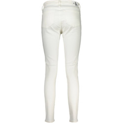 CALVIN KLEIN WOMEN'S DENIM JEANS WHITE