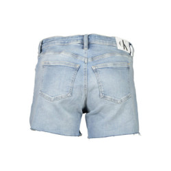 CALVIN KLEIN JEANS SHORT FEMME BLEU CLAIR