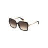 FURLA WOMEN'S BROWN SUNGLASSES