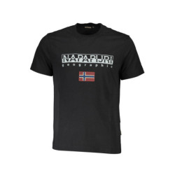 NAPAPIJRI T-SHIRT SHORT SLEEVE MAN BLACK