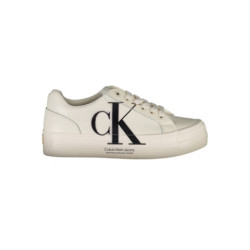 CALVIN KLEIN WHITE WOMEN'S SPORT SHOES