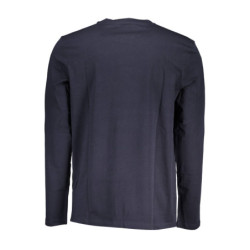 HUGO BOSS MEN'S LONG SLEEVED T-SHIRT BLUE