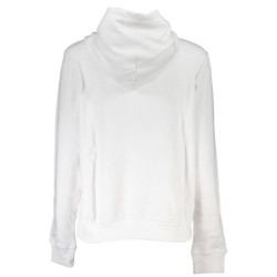 TOMMY HILFIGER WOMEN'S WHITE SWEATSHIRT WITHOUT ZIP
