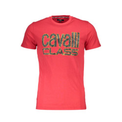 CAVALLI CLASS T-SHIRT MANCHES COURTES HOMME ROUGE