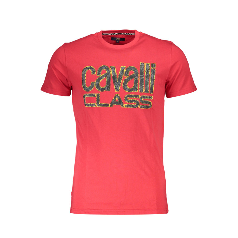 CAVALLI CLASS T-SHIRT MANCHES COURTES HOMME ROUGE