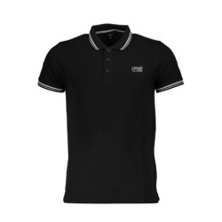 CAVALLI CLASS POLO MANCHES COURTES HOMME NOIR