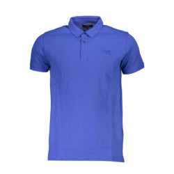 CAVALLI CLASS POLO MANCHES COURTES HOMME BLEU