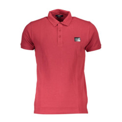 CAVALLI CLASS POLO MANCHES COURTES HOMME ROUGE