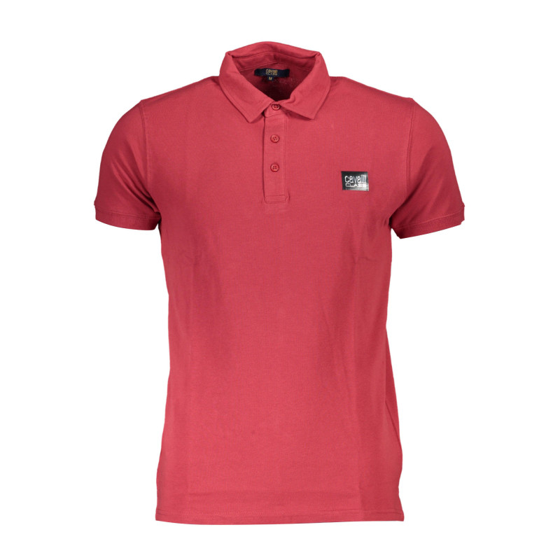 CAVALLI CLASS POLO MANCHES COURTES HOMME ROUGE