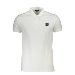 CAVALLI CLASS POLO MANCHES COURTES HOMME BLANC