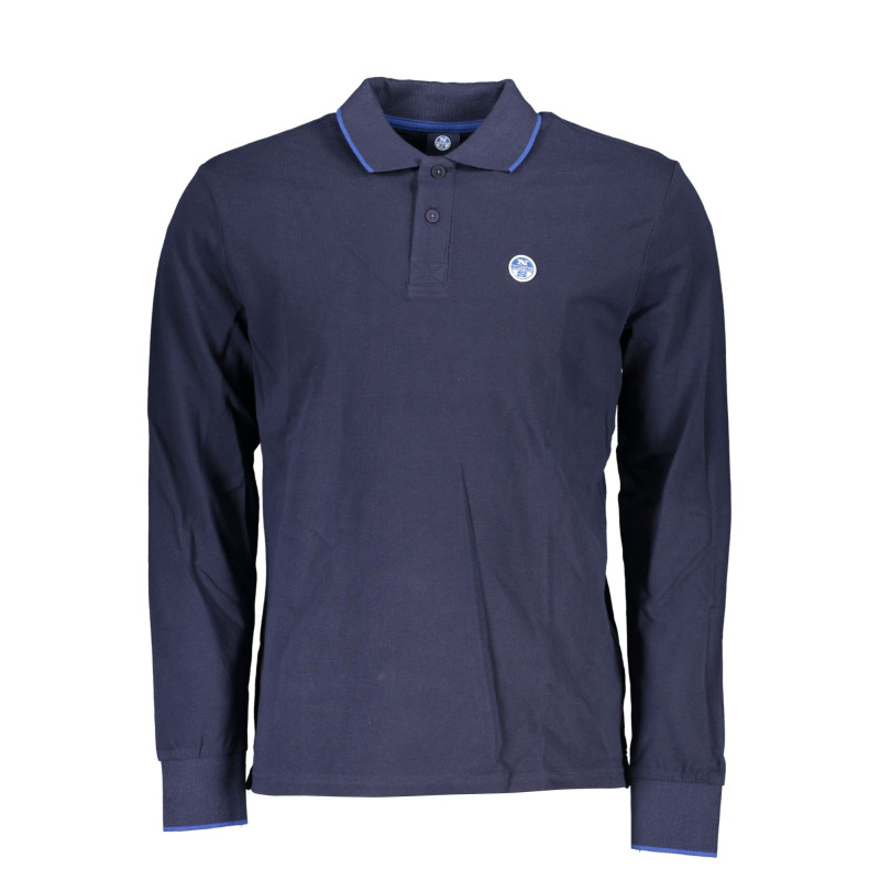 NORTH SAILS POLO MANCHES LONGUES HOMME BLEU