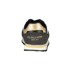 US POLO ASSN. BLACK CHILDREN'S SPORTS SHOES
