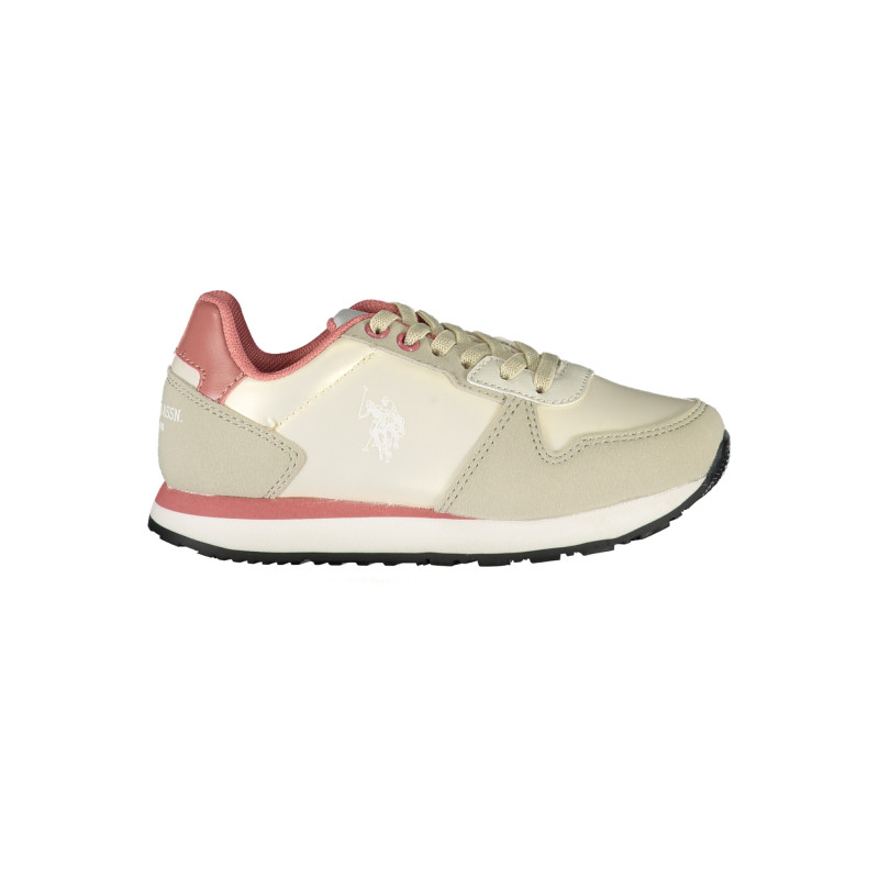 POLO AMÉRICAIN ASSN. CHAUSSURES DE SPORT BEIGES POUR ENFANTS