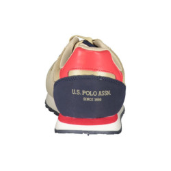 US POLO ASSN. BEIGE CHILDREN'S SPORTS SHOES