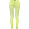 JUST CAVALLI YELLOW WOMEN'S TROUSERS