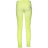 JUST CAVALLI YELLOW WOMEN'S TROUSERS