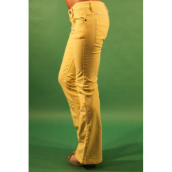 GAUDÌ YELLOW WOMEN'S TROUSERS