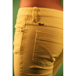 GAUDÌ YELLOW WOMEN'S TROUSERS