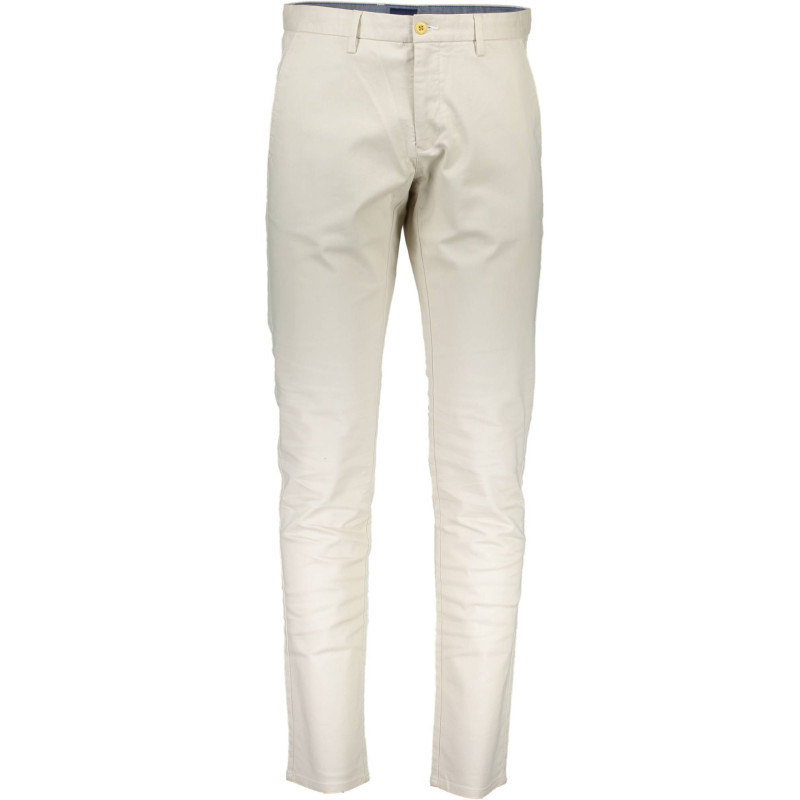GANT BEIGE MEN'S TROUSERS