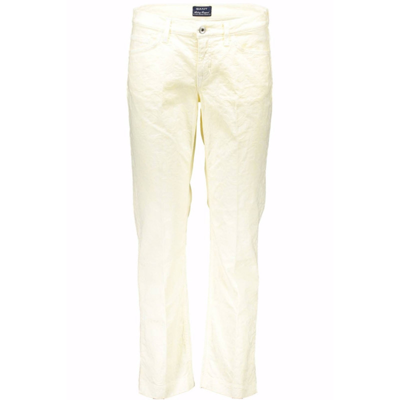 PANTALON FEMME GANT BLANC