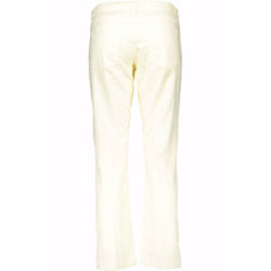 GANT WHITE WOMEN'S TROUSERS