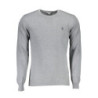PULL POLO HOMME US GRIS