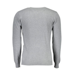 PULL POLO HOMME US GRIS