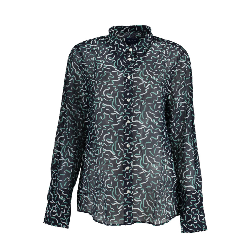 GANT CHEMISE À MANCHES LONGUES FEMME BLEU